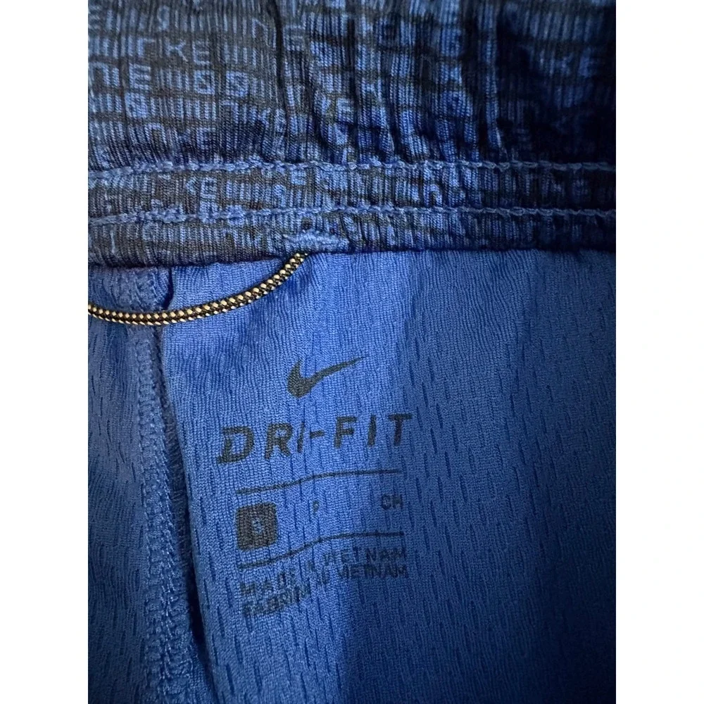 Nike Boys Dri-FIT Athletic Shorts Bundle Grey Blue Size Small 2 Pack Basketball